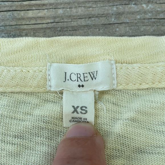 J crew floral yellow t-shirt - Picture 5 of 9
